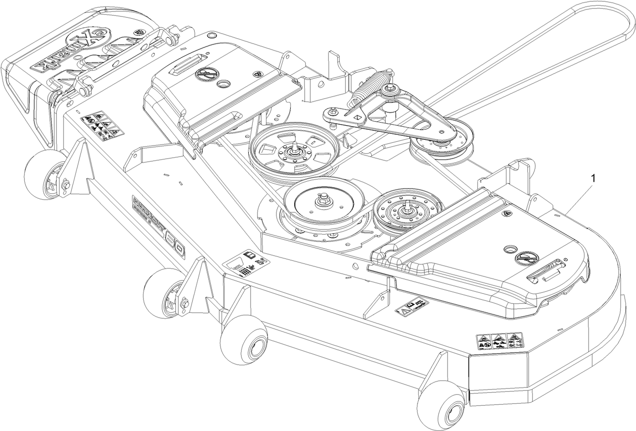 Parafango Anteriore Xmax 250 Set Di 4 Boccole Di Supporto Per Deck Exmark - Ricambio Per Modello 1-513336 (513336) Erika 151